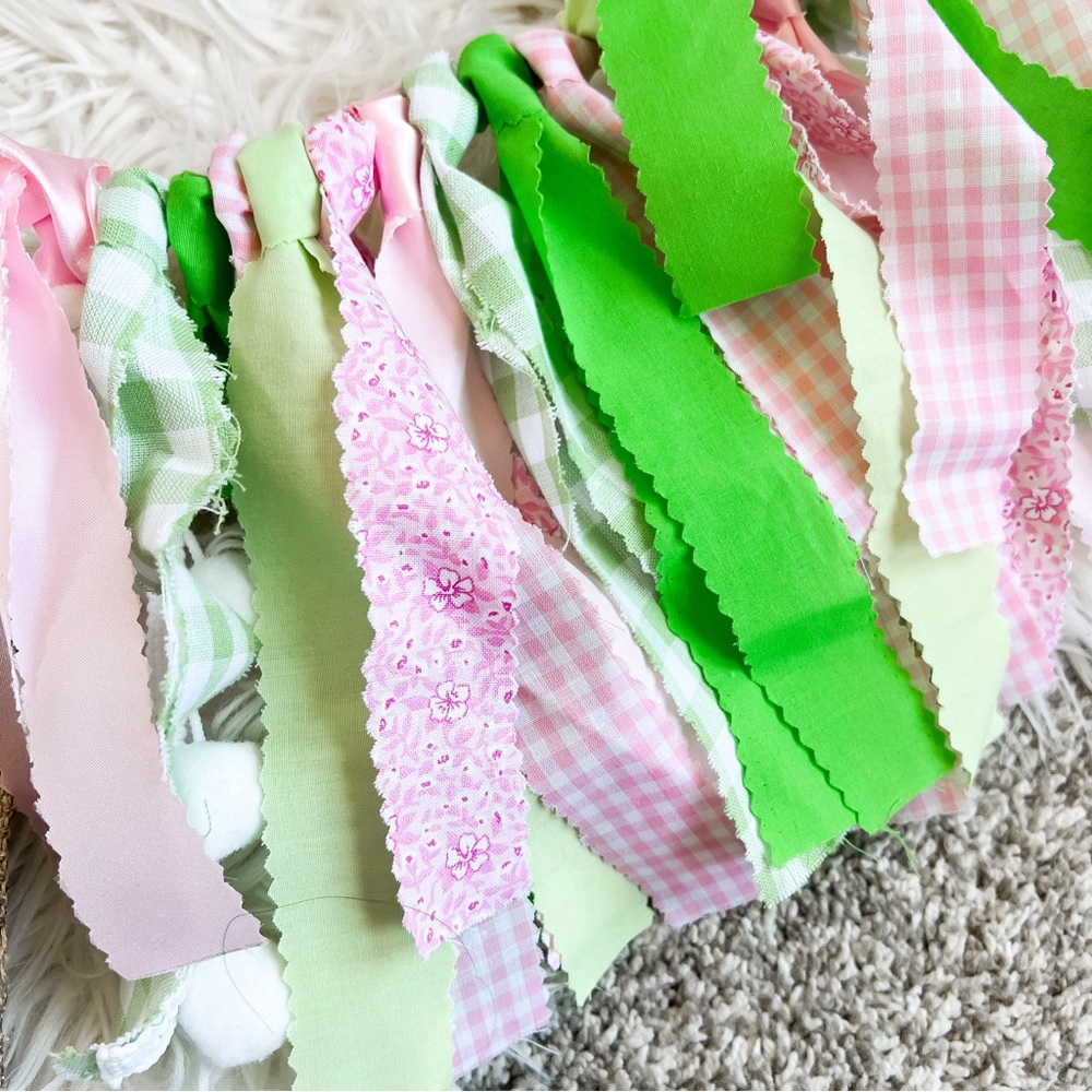 Baby Girl First Birthday Golf Highchair Banner Cake Smash Decor Handmade - Picture 4 of 7